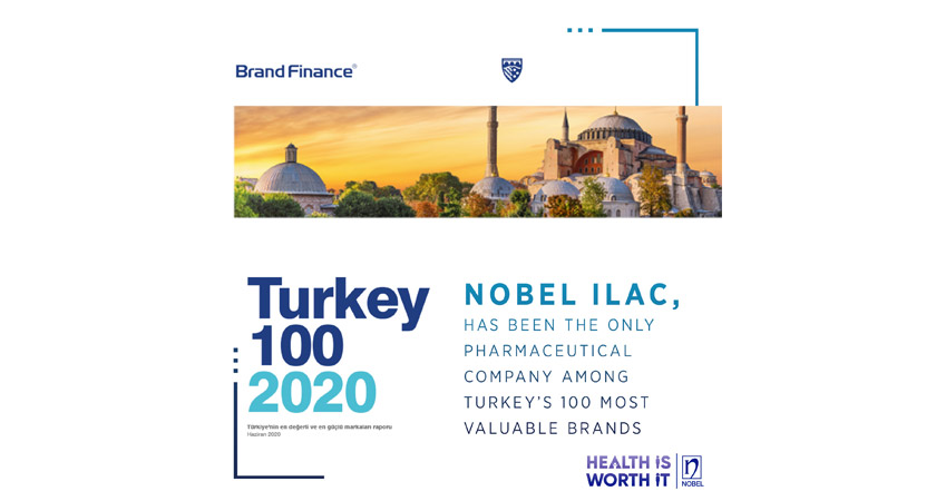 Nobel Ilac Has Been The Only Pharmaceutical Company Among Turkey’s 100 Most Valuable Brands 