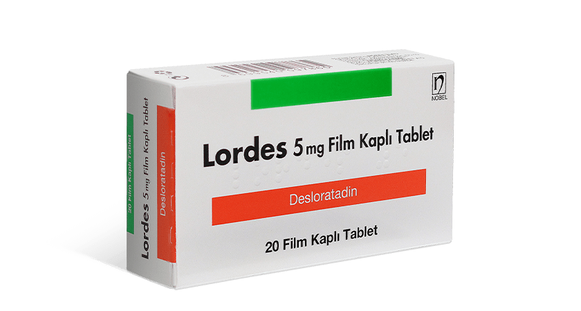 Lordes 5mg Film Kaplı Tablet