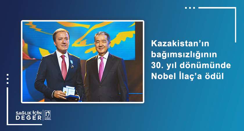 Award for Nobel İlaç on the 30th Anniversary of Kazakhstan's Independence
