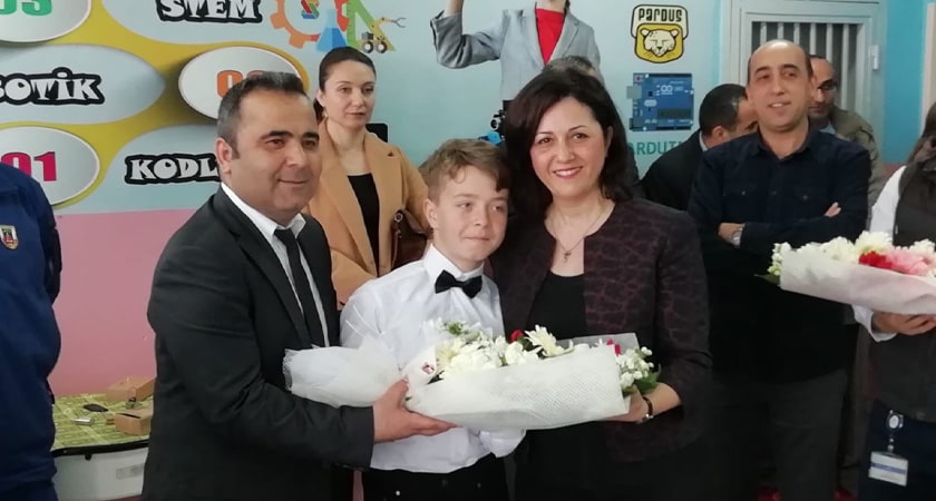 Düzce İstilli Ortaokulu Bilişim Laboratuvarı Açıldı