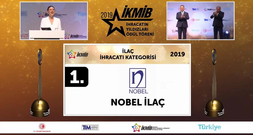 “Eczacılık Ürünleri İhracatı”nın Yıldızı Yine Nobel İlaç Oldu