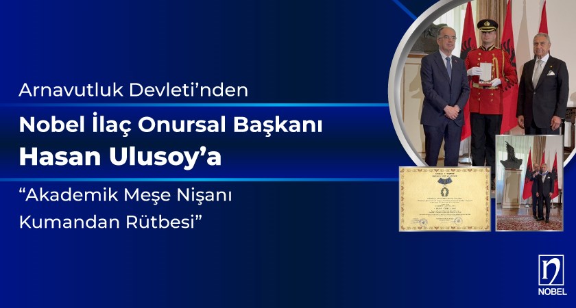Onursal Başkanımız Hasan Ulusoy'a "Arnavutluk Devlet Nişanı"