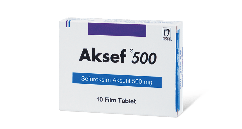 Aksef 500mg 10 Tablet