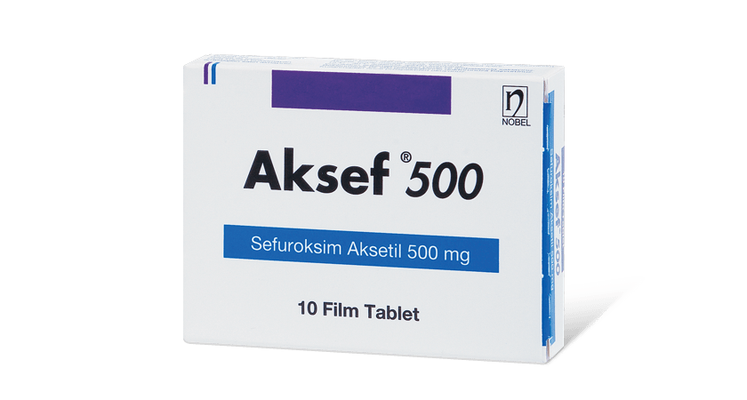 Aksef 500mg 10 Tablets