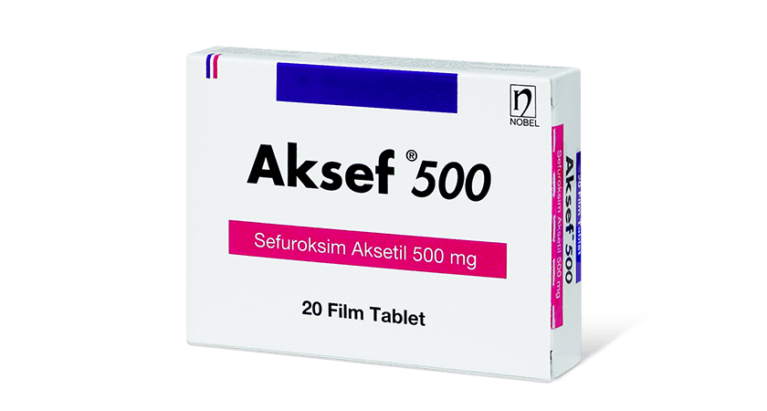 Aksef 500mg 20 Tablets