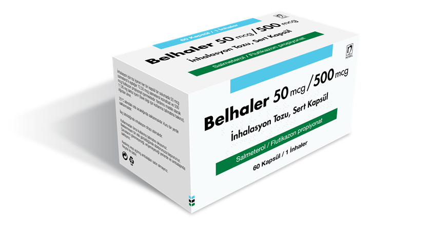 Belhaler 50 mcg / 500 mcg İnhalasyon Tozu, Sert Kapsül