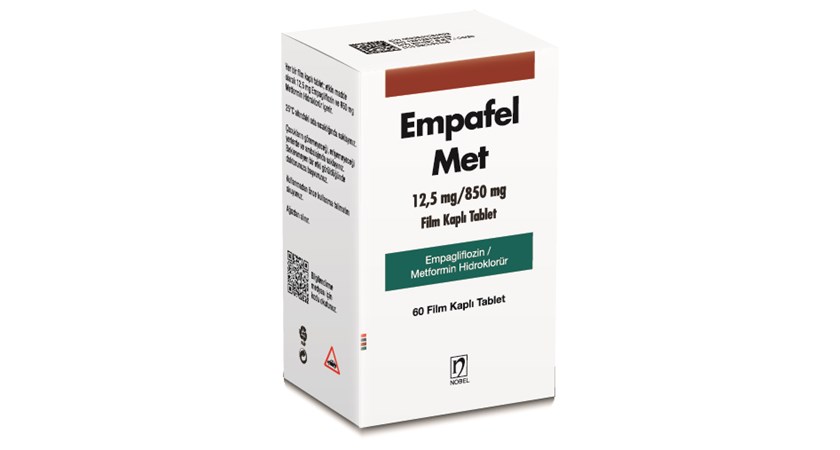 Empafel Met 12,5 mg/850 mg Film Kaplı Tablet