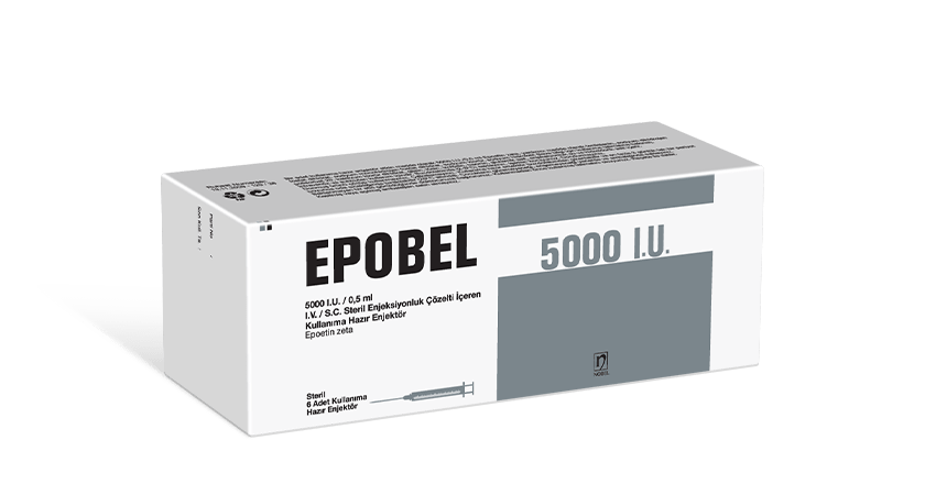 Epobel 5000 I.U./0.5ml I.V./S.C. Steril Enjeksiyonluk Çözelti İçeren Kullanıma Hazır Enjektör