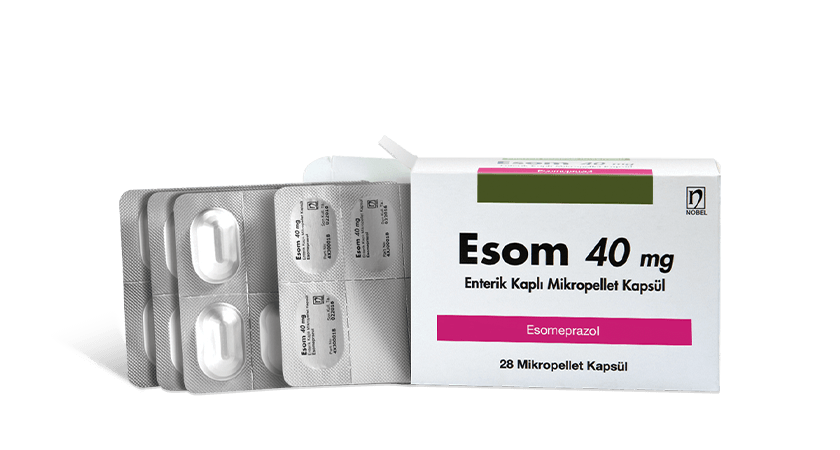 Esom 40mg Film-Coated Micropellet Capsules