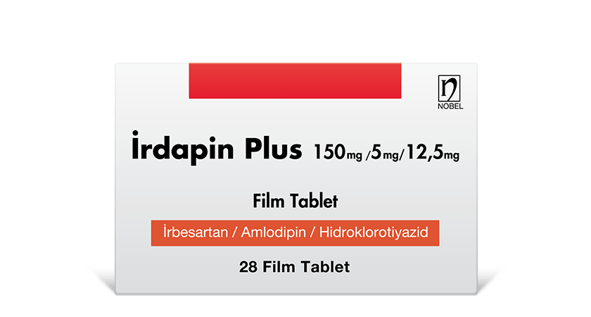 İrdapin Plus 150mg/5mg/12.5mg 28 Film Film Coated Tablets