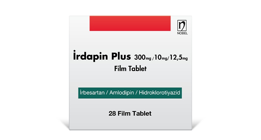 İrdapin Plus 300mg/10mg/12.5mg 28 Film Tablet