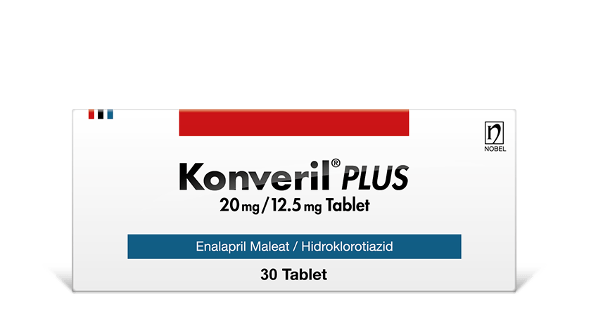 Konveril Plus 20mg/12.5mg 30 Tablets