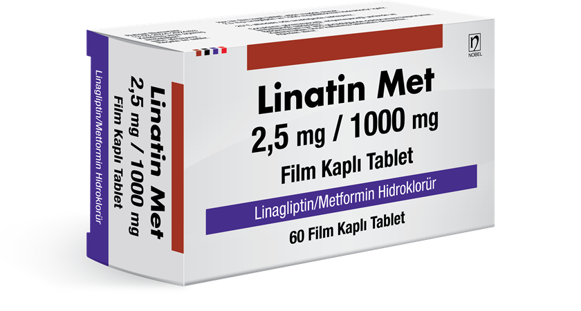 Linatin Met 2,5 mg/1000 mg Film Coated Tablet