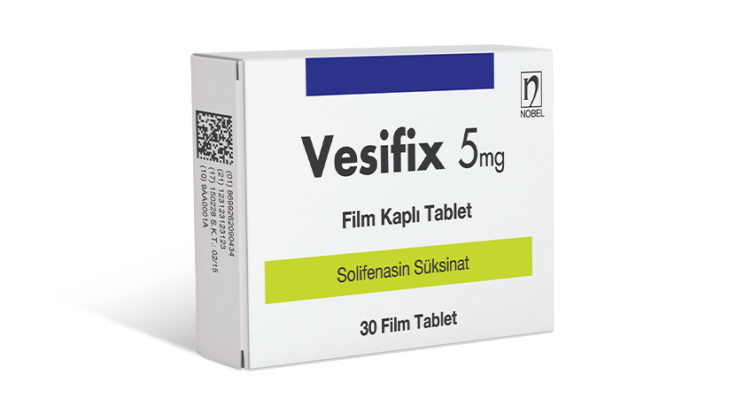 Vesifix 5mg 30 Film Kaplı Tablet